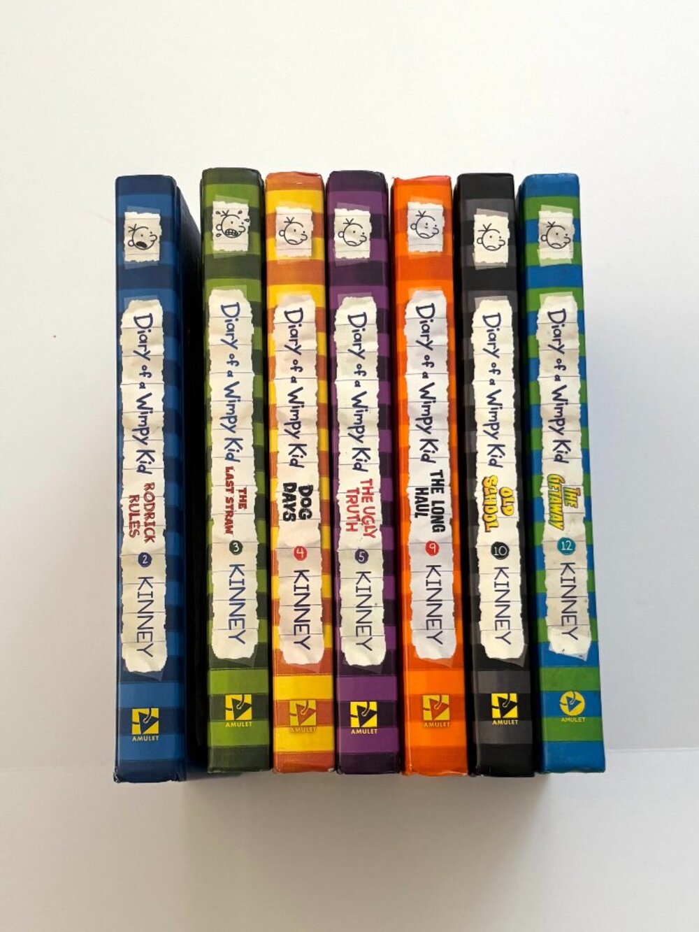 Diary of a Wimpy Kid Book Series Collection #2,3,4,5,9,10,12